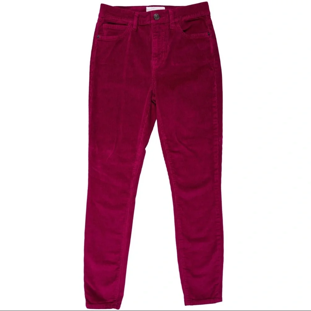 SOLD (on eBay): Current/Elliott The Stiletto Corduroy Skinny Jeans Pink, Sz 25 - Picture 2 of 5